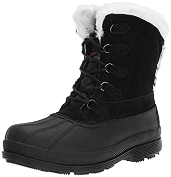 【中古】【インポート品・未当て嵌める】Propet レディース ルミトール スピード競技 スノーブーツ US 大きさ: 8 Wide 色つや: 黒いこと