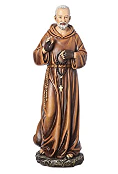 【中古】【輸入品・未使用】Joseph's Studio by Roman パドレ・ピオ フィギュア 10インチスケールルネッサンスコレクション用 高さ10.25インチ 樹脂とストーン 宗教ギフト