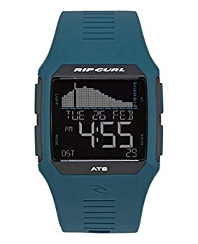 【中古】【輸入品・未使用】Rip Curl メンズ ライフル デジタル タイド サーフウォッチ | ブラック | アウトドア スポーツ 防水ウォッチ ディスプレイ クォーツ 詳細な潮の