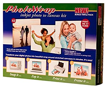 【中古】【輸入品・未使用】PhotoWrap Inkjet Photo-to-Canvas Kit by YouFrame
