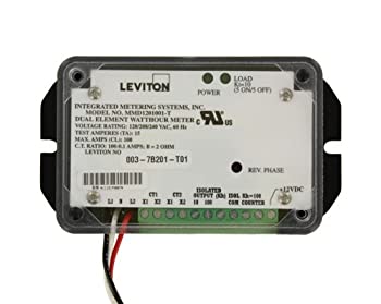 【中古】【インポート品・未当て嵌める】Leviton 7b201-t01デュアル化学元素、2ph、3?W、120?V、其れ其れの、0.1?kWhと0.01?kWh Isolated最終生産物、0.1?kWh居酒屋最終生産物、100?: 0.1、黒いこと