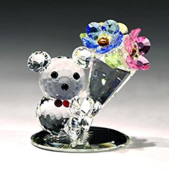 【中古】【輸入品・未使用】Crystal World テディ ビッグブーケ付き