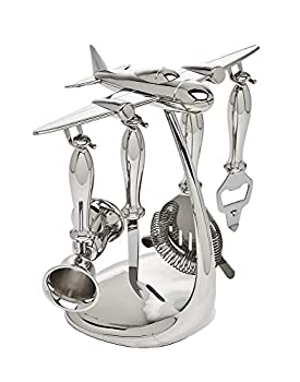 【中古】【インポート品・未当て嵌める】Godinger 航空機用バルトール 照明ランプ付き添い人 5点