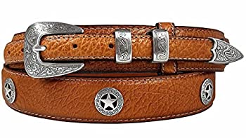 【中古】【輸入品・未使用】Belts.com メンズ 男性のための西洋シルバー刻印ロデオスターレンジャー革バイソンベルト 40 日焼け｜スカイマーケットプラス