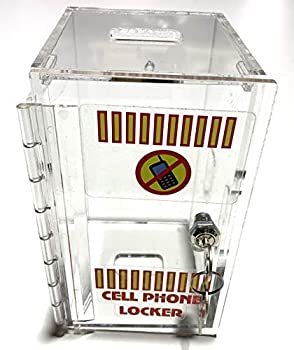 【中古】【輸入品・未使用】壁掛け携帯電話ロッカー収納ボックス クリアアクリル