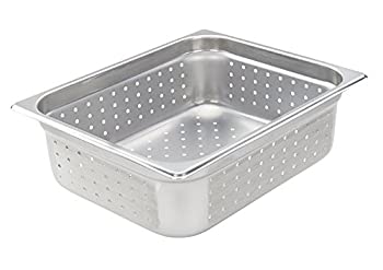 【中古】【輸入品・未使用】Winco spjh-204pf、4-inch half-size Perforated蒸気パン、22ゲージステンレススチールシートパン、Servingホテルパン、NSF 18,800円
