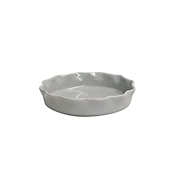 【中古】【輸入品・未使用】Casafina クック＆ホストコレクション ストーンウェア セラミックパイ皿 10.75インチ グレー