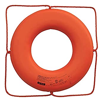 【中古】【インポート品・未当て嵌める】キロカロリー June Jim-Buoy USCG聞きとどける 同盟罷工一回りなし輪っかブイ 30in オレンジ色