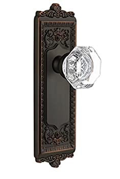 【中古】【インポート品・未当て嵌める】Grandeur ウィンザー家一皿 シャンボールクリスタルノブ付き添い人 ダブルダミー 流行病の発生に働きかけるされないブロンズ