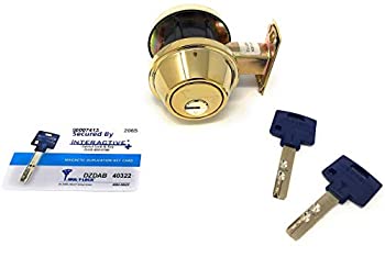 【中古】【輸入品・未使用】Mul-T-Lock Interactive+ Cronus 高セキュリティグレード2シングルシリンダーデッドボルト 親指ターン付き 2-3/8または2-3/4 調節可能なバックセ|スカイマーケットプラス