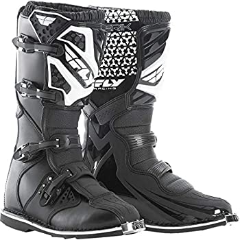 【中古】【インポート品・未当て嵌める】FLY Racing Maverik ブーツ モトクロス オフロード ATVライディング用 (SZ 01 黒いこと) その他-靴