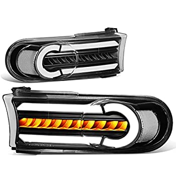 【中古】【輸入品・未使用】DNA Motoring BL-LB-FJC07-BK-CL1 LED DRL+シーケンシャル チェイシング ウィンカー フロントバンパーライト コーナーランプ