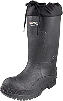 【中古】【輸入品・未使用】Baffin Titan (PLN) ? メンズ 冬用 防水 B-Tek 断熱 トールハイトプルオンラバーブーツ スノーカラー%ｶﾝﾏ% 001 - ブラック。%ｶﾝﾏ% 7