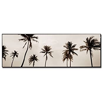 【中古】【輸入品・未使用】Trademark Art ブラックとホワイト 手のひらキャンバスアート Preston 10 by 32-Inch EM231-C1032GG|スカイマーケットプラス