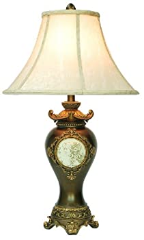 【中古】【輸入品・未使用】OK照明29?in。アンティーク真鍮テーブルランプ