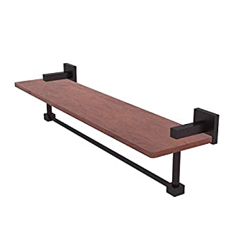 【中古】【輸入品・未使用】Montero Collection 22 Inch Solid IPE Ironwood Shelf with Integrated Towel Bar - MT-1-22TB-IRW-ABZ|スカイマーケットプラス