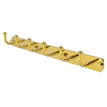【中古】【輸入品・未使用】Allied Brass 1020-6 スカイラインコレクション 6ポジション ネクタイとベルトラック 装飾フック 光沢真鍮