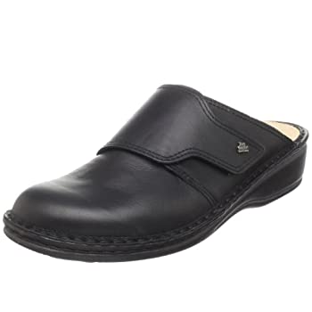 【中古】【インポート品・未当てはめる】Finn Comfort レディース ソフトオージーミュール US 大きさ: 5 色合い: 黒いこと