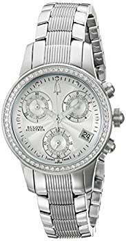 【中古】【インポート品・未当て嵌める】Bulova Women\u0027s 63R136 Masella Analog Display Swiss Quartz Silver Watch