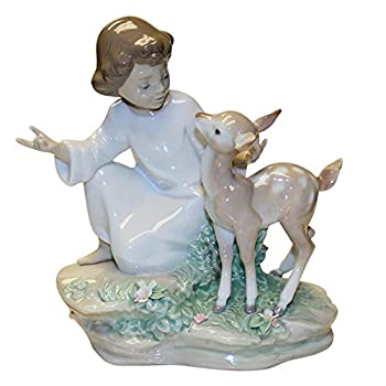 【中古】【インポート品・未当て嵌める】Lladro 6928、小さなお子さんはそこを導きます。 その他-インテリア・寝具・収納