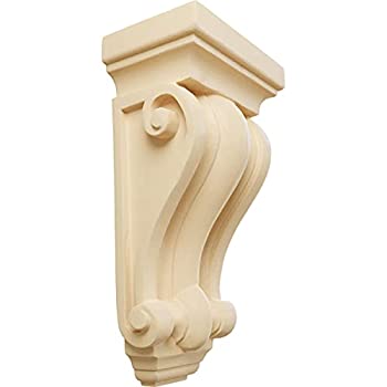 【中古】【輸入品・未使用】Ekena Millwork Cole Pilaster Wood Corbel 5%ﾀﾞﾌﾞﾙｸｫｰﾃ%W x 3 1/4%ﾀﾞﾌﾞﾙｸｫｰﾃ%D x 9 1/2%ﾀﾞﾌﾞﾙｸｫｰﾃ%H CORW05X03X09COMA-CASE-2 2