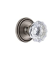【中古】【輸入品・未使用】Grandeur (グランダー) 809137 ソレイユロゼットパッセージ フォンテーヌブロークリスタルドアノブ付き