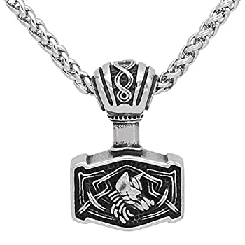 【中古】【輸入品・未使用】GuoShuang ノルディックバイキングMjolnir トールハンマー ヴァルクヌート ステンレススチールネックレス メンズ バルクナッツギフトバッグ付き%｜スカイマーケットプラス 8,316円