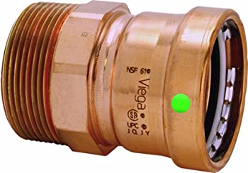 【中古】【輸入品・未使用】Viega ProPressゼロLead銅xl-cアダプタwith 3インチPオスXオスNPT 1 Pack 20828 1