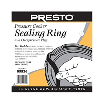 【中古】【輸入品・未使用】National Presto Ind 09936?Pressure Cookerシールリングwith自動Air Vent 1 09936