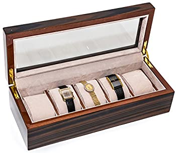 【中古】【インポート品・未当て嵌める】Central Park Eastデラックスエボニーメンズ/レディース5?Watch晴れ晴れしいボックス席