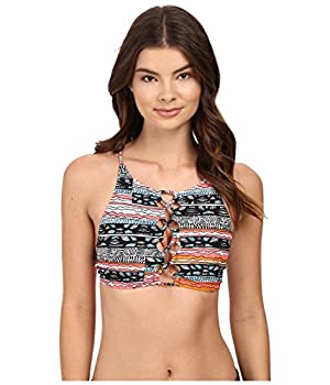 【中古】【輸入品・未使用】Volcom レディース フリーカレントクロップビキニトップ US サイズ: X-Small カラー: ブルー