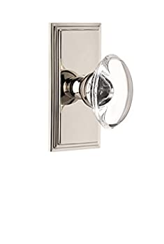 【中古】【輸入品・未使用】Grandeur 810791?CarreプレートPassage with Provenceクリスタルノブアンティークピューター DOUBLE DUMMY 811070 1
