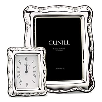 【中古】【輸入品・未使用】Cunill ノスタルジア スターリングシルバー アテナフローラル写真フレーム 8x10 シルバー 81779