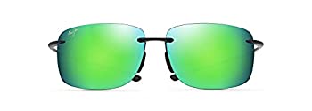 【中古】【輸入品・未使用】Maui Jim ヘマ偏光リムレスサングラス US サイズ: Green Mirror カラー: ブラック|スカイマーケットプラス