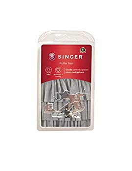 【中古】【輸入品・未使用】SINGER フリッラーアタッチメントプレスフット 完璧な間隔のプリーツ/ギャザー 近さと深さを簡単に調節 中程度の生地に軽く 裁縫簡単