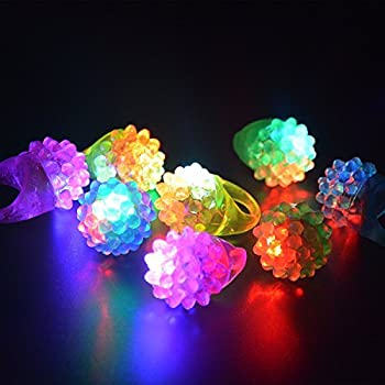 【中古】【輸入品・未使用】C&Hソリューションノベルティ72カラット点滅LEDでこぼこリング点滅ソフトジェリーグローby C&H