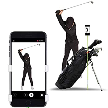 【中古】【輸入品・未使用】SelfieGOLF レコードゴルフスイング 携帯電話ホルダー ゴルフアナライザーアクセサリー PGAベスト製品受賞 自撮りパッティングトレーニング補助