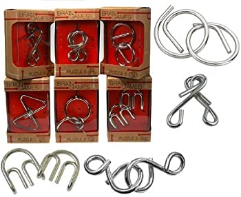 【中古】【輸入品・未使用】Cast Metal 6 Puzzles Set (Medium) - Group Special by Westminster [並行輸入品]｜スカイマーケットプラス