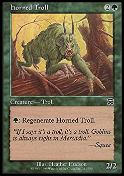 【中古】【輸入品・未使用】Magic: the Gathering - Horned Troll - Mercadian Masques｜スカイマーケットプラス