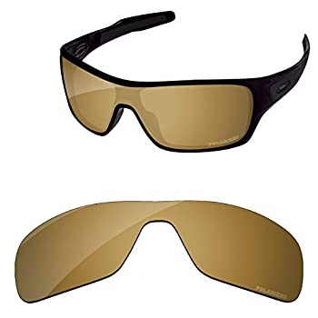 【中古】【輸入品・未使用】PapaViva 偏光の交換用レンズ Oakley Turbine Rotor ブロンズ