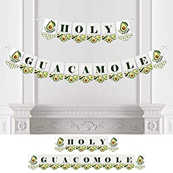 【中古】【輸入品・未使用】Big Dot of Happiness Hello Avocado - Fiesta Party バンティングバナー - パーティーデコレーション - ホーリーグアカモール｜スカイマーケットプラス