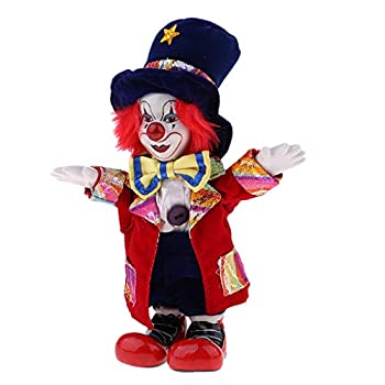 【中古】【輸入品・未使用】KODORIA Clown Doll Clown Figure Doll Halloween Ornaments Home Table Desk Top Decor - 5 9,750円