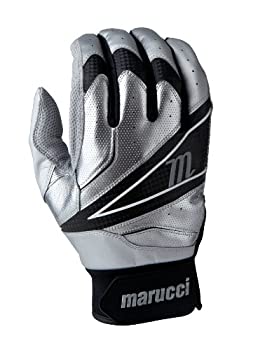 【中古】【輸入品・未使用】Marucci 2014 ELITE バッティンググローブ シルバー S|スカイマーケットプラス