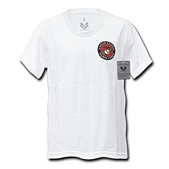 【中古】【インポート品・未当て嵌める】Rapid Dominance S26-MCE-WHT-05 Basic Marines Emb Military T Shirt44; White - 2X