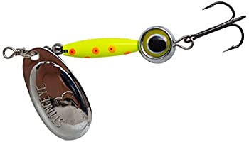 【中古】【輸入品・未使用】Thundermist Lure Company Eye 3-S-CO-SIL Stingeye Spinner Fishing Lure%ｶﾝﾏ% Chartreuse
