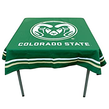【中古】【輸入品・未使用】College Flags & Banners Co. コロラド州ラムズロゴ テーブルクロスまたはテーブルオーバーレイ
