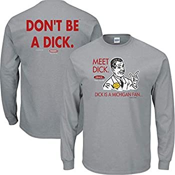 【中古】【輸入品・未使用】オハイオ州状態サッカーファン。ちんちん。( anti-michigan )グレー長袖Tシャツ( S - 3?X ) 5L