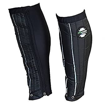 【中古】【インポート品・未当て嵌める】Moxie Gear Shinゲートル黒いこと 黒いこと スポーツ・アウトドア-その他-アウトドア