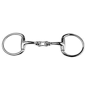 【中古】【輸入品・未使用】(5 1/2 Inc) - Korsteel French Link Eggbutt Snaffle Bit