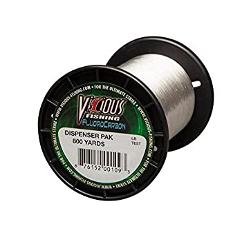 【中古】【輸入品・未使用】Vicious Fishing 8 100% Fluorocarbon Line%ｶﾝﾏ% 800 yd.